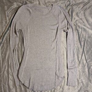 Light Grey Lululemon sweater 4 / Small